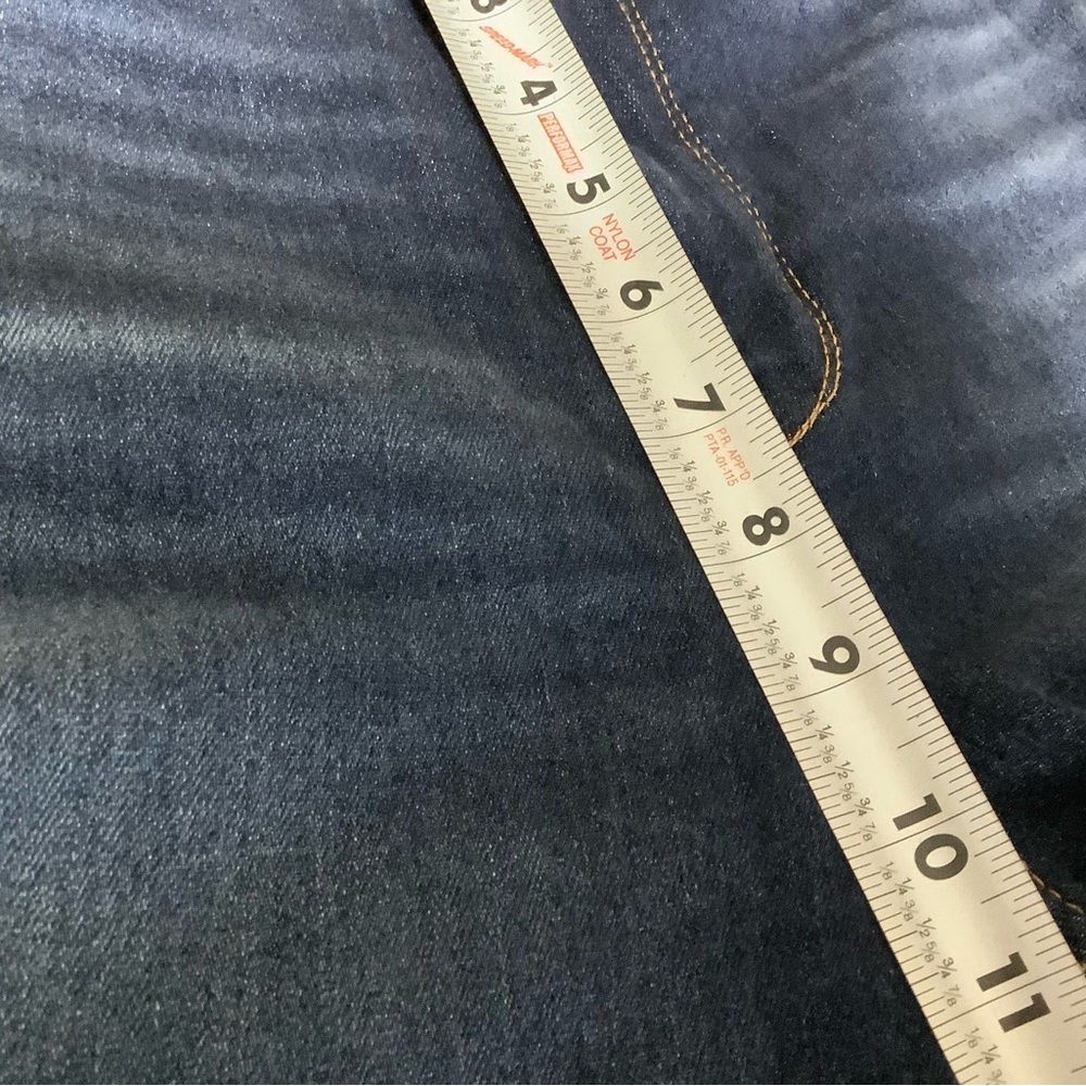 Signature by Levi Strauss Dark Women's high rise Skinny Jeans size 14 Small. - Picture 12 of 13
